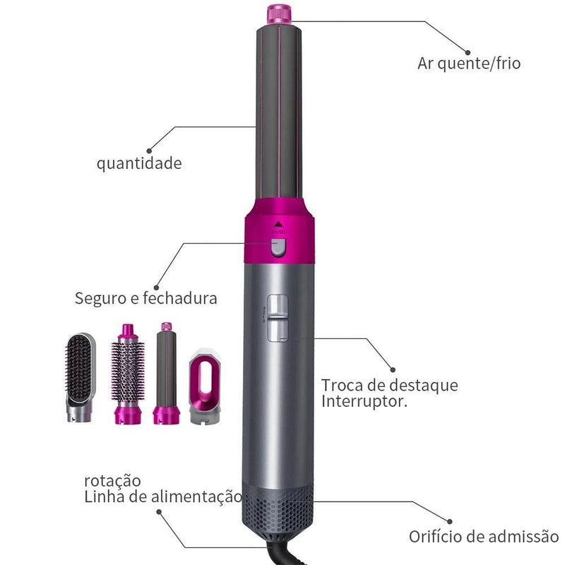 Escova Profissional HairStyler - 5 em 1